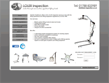 Tablet Screenshot of loler-inspection.co.uk